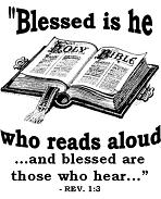 Blessed is he who reads aloud
